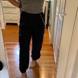 Trendy Joggers w/ Removable Chain